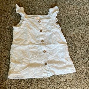 Girls white top